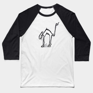 Cat Got Spooked? Baseball T-Shirt